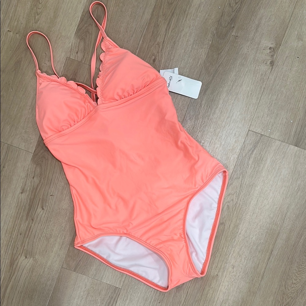 Coral One-Piece Swimsuit